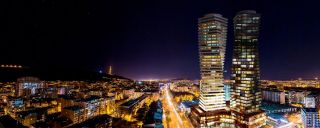 Skyline view of Tbilisi, in Georgia