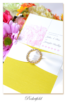 Silk Pocket Folio Wedding Invitations