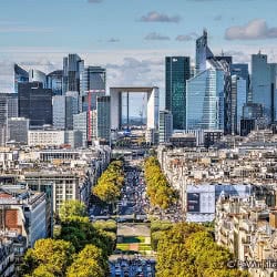 Picture of Paris' central business district