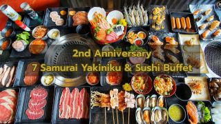free sushi buffet bangkok 7 Samurai Yakiniku & Sushi Buffet